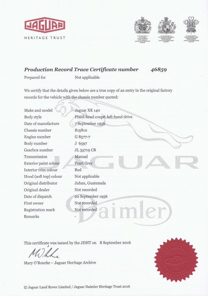 Certificate web